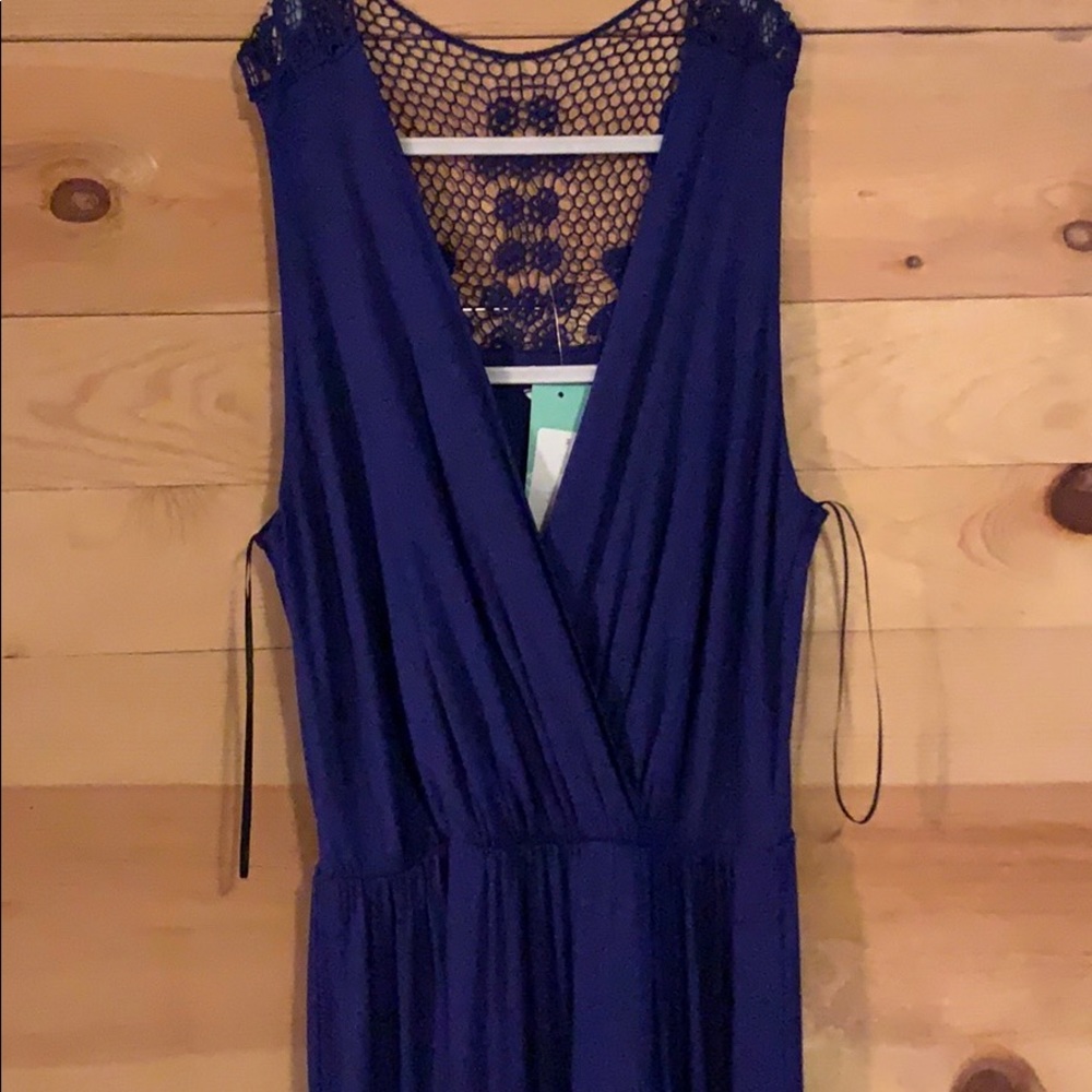 Gilli Maxi dress. Purple (blueish). Medium.